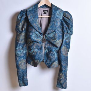 Bebe Ornate Embroidery Blazer Jacket, Size 4